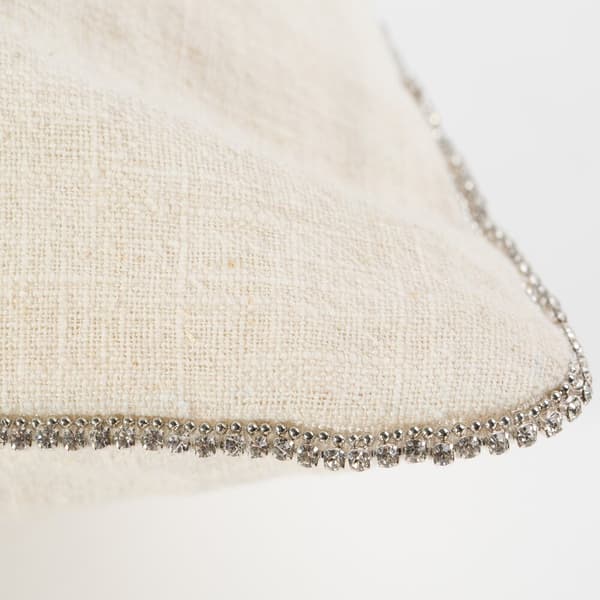 Dekorativt pudebetræk LEN-22 43x43 Eurofirany creme