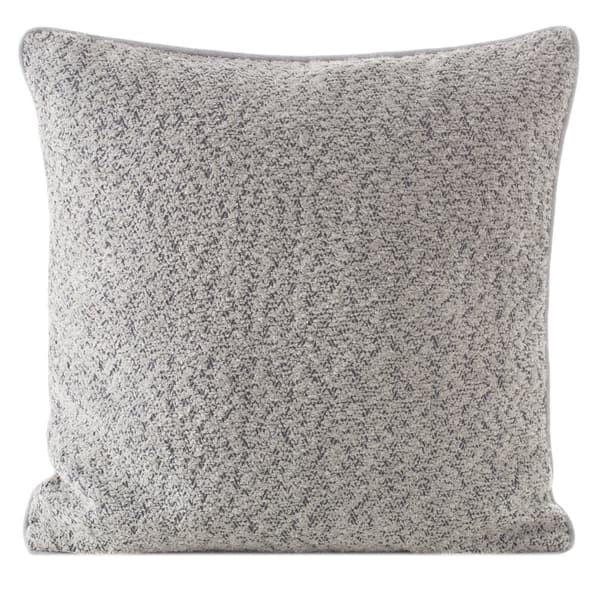 Dekorativt örngott SZENIL4 45x45 Eurofirany silver chenillepiping på kanterna