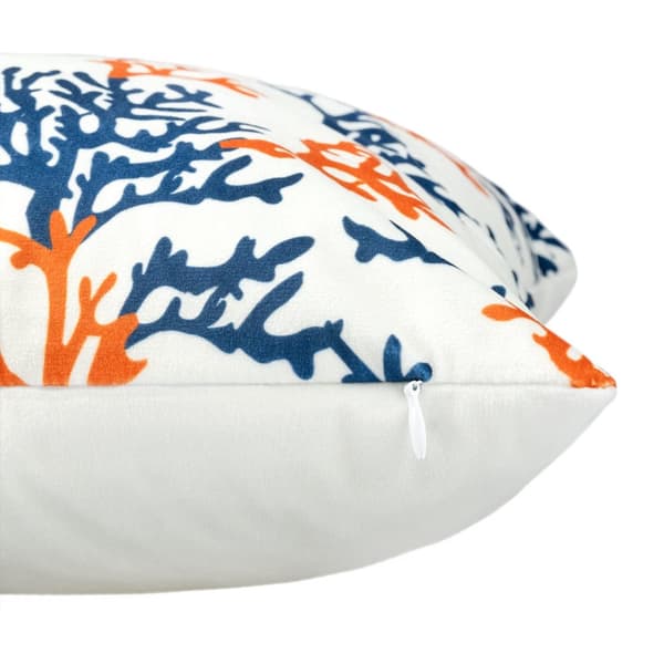 Koristeellinen tyynyliina SMR 43x43 Darymex tummansininen oranssi oksa