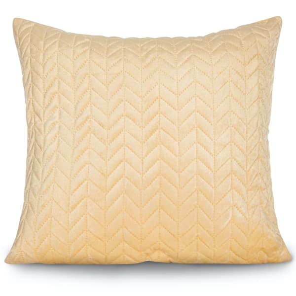 Koristeellinen tyynyliina MOXIE 45x45 samettibeige kalanruoto