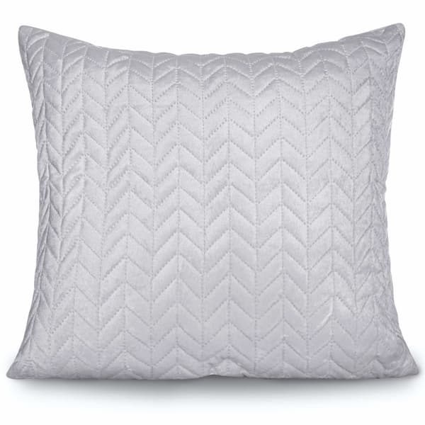 MOXIE koristeellinen tyynyliina 45x45 sametinharmaa kalanruoto