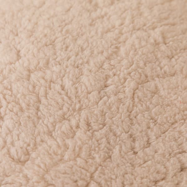 Drömmande boucle dekorativt örngott 45x45 beige lamm+boucle