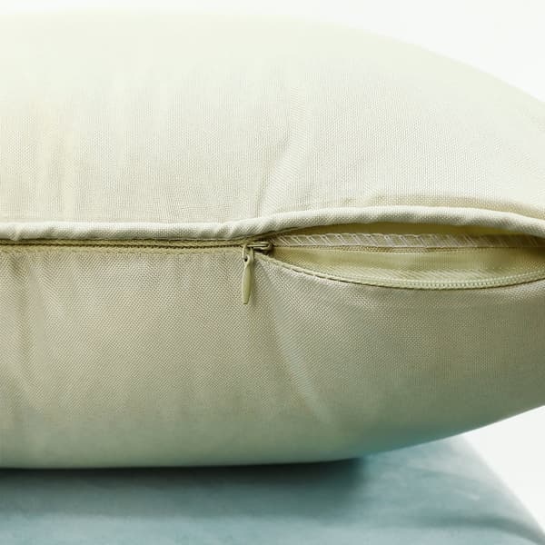 Dekorativt vandtæt pudebetræk GAIA 50x50 have lys beige