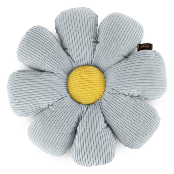 Dekorativt örngott BLOMMA 37x37 Eurofirany silver
