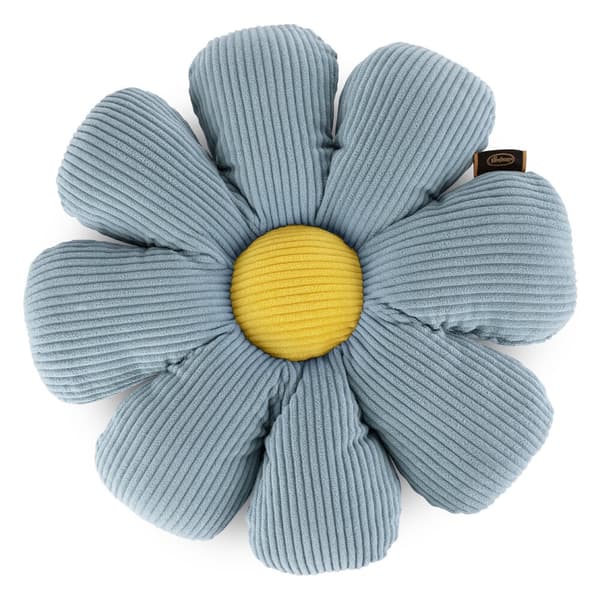 Koristeellinen tyynyliina FLOWER 37x37 Eurofirany sininen