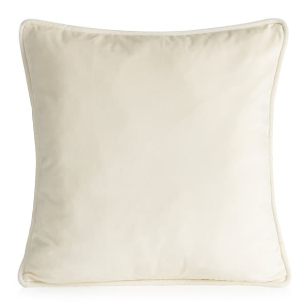 Dekorativt pudebetræk VELVET 45x45 Eurofirany creme
