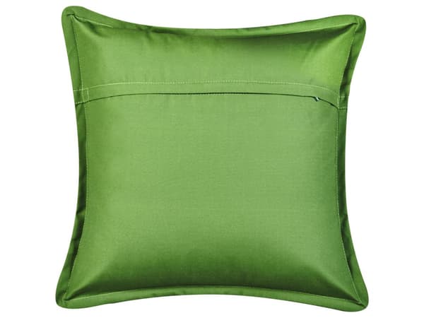 Havepuder Grøn Polyester Sæt af 3 Udendørs Puder Vandtætte Hynder Palme Mønster Pudesæt til Terrasse Udepuder Vandafvisende Havehynder