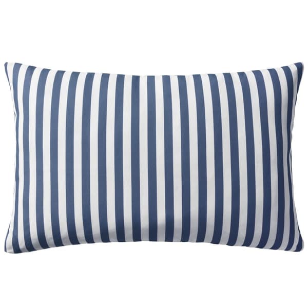 Prydnadskuddar för trädgården 2 st 60x40 cm randiga marinblå