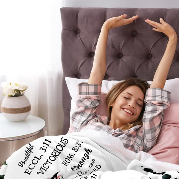 OBOSOE Kristilliset lahjat naisille – Uskonnollinen katolinen lahja. Rohkaisevia jumalallisia joululahjoja – henkinen villapaita 50×60 tuumaa