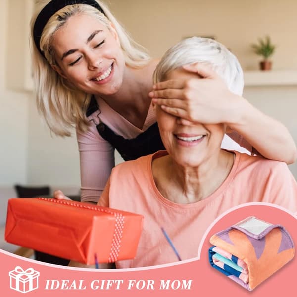 OBOSOE Till mamma födelsedag/mors dag – Min mamma tröja från dotter/son. Supermjuk flanelltröja – soffa/säng/soffa. 50×60 tum