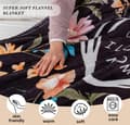 Miniatyrbillede 5 af 9: OBOSOE "Jeg elsker dig mor" sweater – Datter/søn. Mors dag/fødselsdagsgaver Mor/kvinde. Super blød sort flannel sweater – seng/sofa. 50×60 tommer