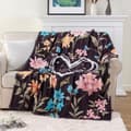 Miniatyrbillede 2 af 9: OBOSOE "Jeg elsker dig mor" sweater – Datter/søn. Mors dag/fødselsdagsgaver Mor/kvinde. Super blød sort flannel sweater – seng/sofa. 50×60 tommer