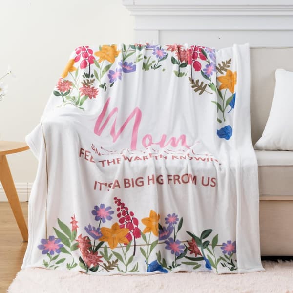 OBOSOE Årsminda/födelsedagsgåva till mamma – Mamma-tröja. Present till mammadagen – Supermjuk flanelltröja. Säng/soffa. 50×60 tum