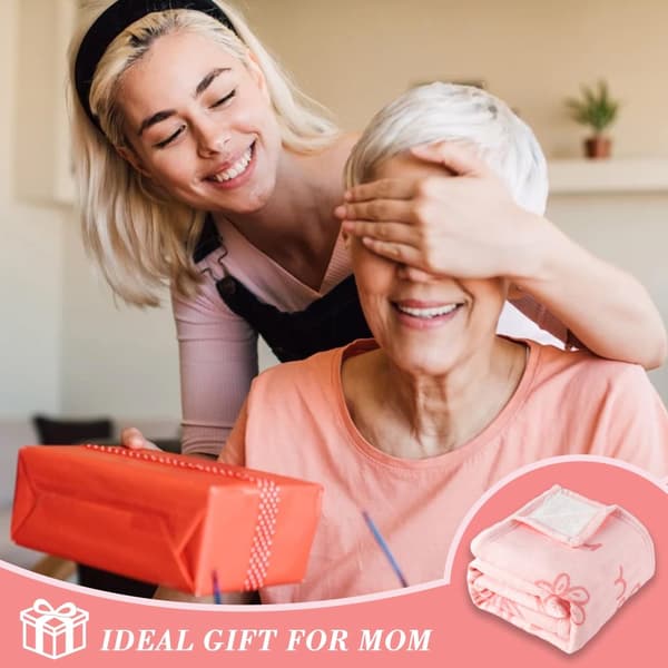 OBOSOE Årsminda/födelsedagsgåvor till mamma från dotter/son – Mamma-tröja. Unika gåvor till mammadagen/födelsedag – Supermjuk flanelltröja rosa. Säng/
