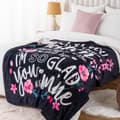 Miniatyrbillede 4 af 9: OBOSOE Fødselsdagsgave til mor fra datter/søn – Mor sweater. Super blød sort flannel sweater – seng/sofa. 50×60 tommer