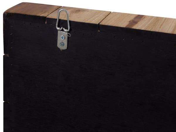 Vægdekoration Lys træ Teak Accent Stykke Hjemme Dekoration