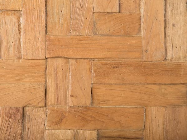 Vægdekoration Lyst Træ Teak 40 x 100 cm Rektangulær Rustik