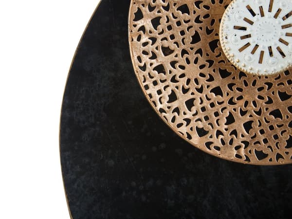 Seinäkoriste monivärinen metalli ⌀ 49 cm koukuilla pyöreä itämainen moderni glamour