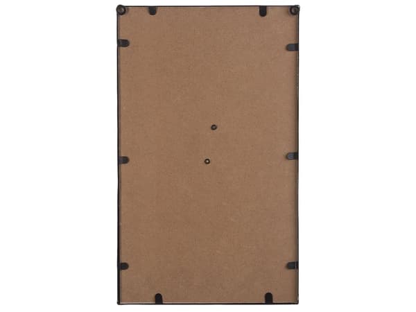 Seinäkoriste monivärinen MDF-levy metalli 31 x 50 cm koukuilla suorakulmainen kehystetty lehti moderni