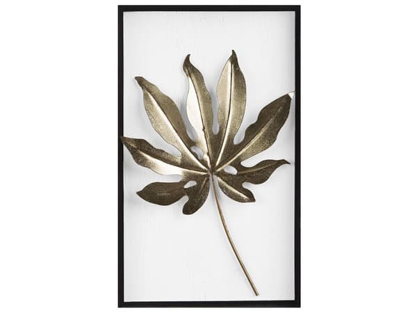 Seinäkoriste monivärinen MDF-levy metalli 31 x 50 cm koukuilla suorakulmainen kehystetty lehti moderni