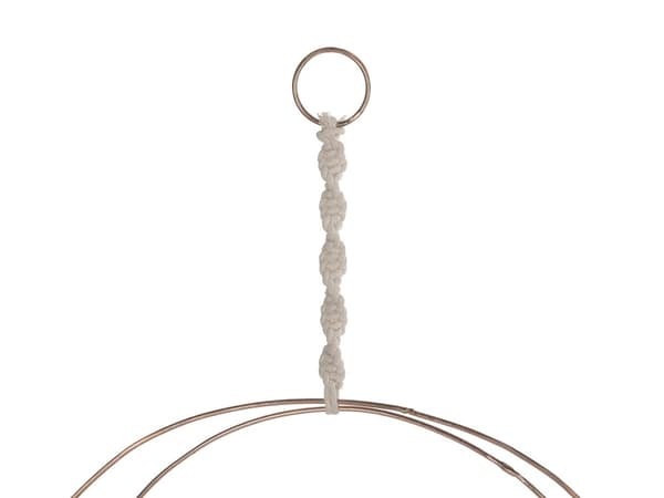 Væghængende Macramé Natural Cream Beige Art Boho