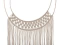 Miniatyrbillede 5 af 5: Væghængende Macramé Natural Cream Beige Art Boho
