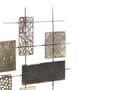 Miniatyrbillede 5 af 5: Vægdekoration Geometrisk Mønster Guld Metal Vægkunst Moderne Stil
