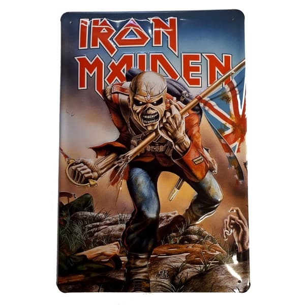 Metal (tin) sign: Iron Maiden - Trooper