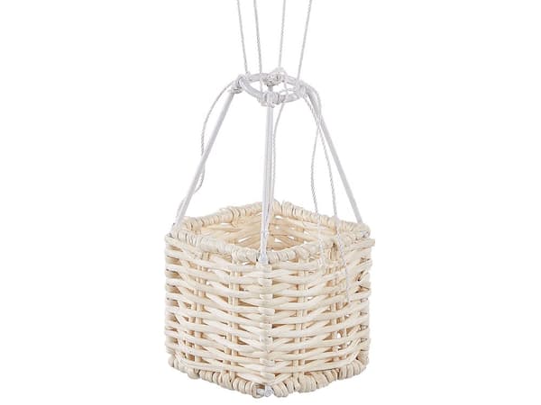 Varmluftsballon hængende dekoration Naturlig Rattan håndlavet børneværelse dekoration tilbehør