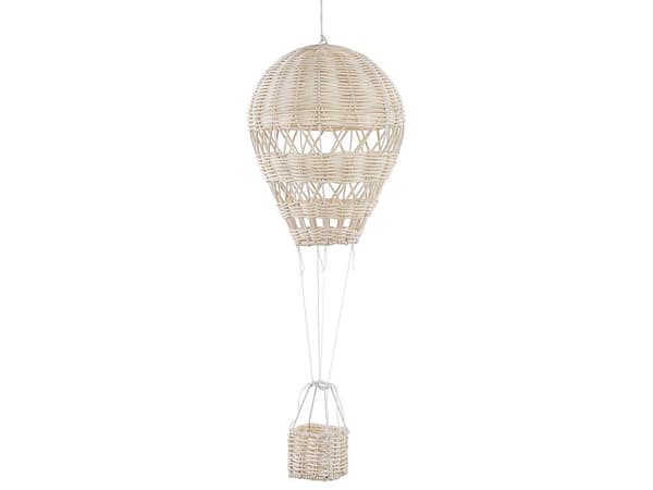 Varmluftsballon hængende dekoration Naturlig Rattan håndlavet børneværelse dekoration tilbehør