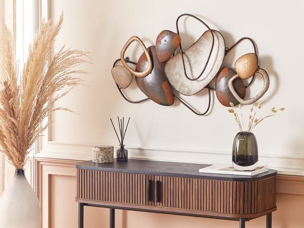 Vægdekoration Bronze Metal Hængende Ornament Abstrakt Glamourøs Tilbehør