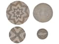 Miniatyrbillede 1 af 11: Vægdekoration Naturligt Søgræs Håndvævet Flettet Cirkulære Runde Skiver Vægpynt Stuen til over Sofa Boheme Soveværelse Design