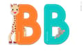 Miniatyrbild 2 av 2: Janod - Bokstaven B Giraffen Sophie - JURATOYS