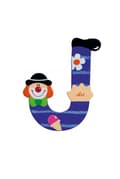 Miniatyrbild 2 av 2: Trudi Sevi 181746 Clown Letter J
