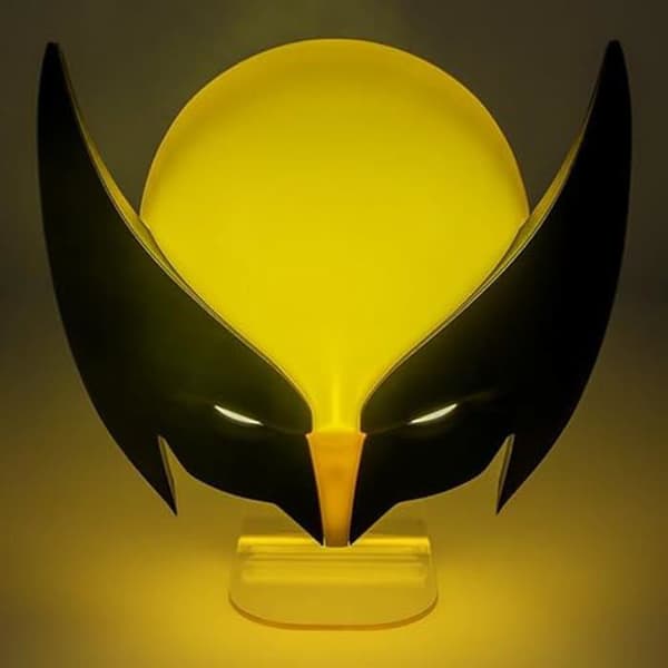 Wolverine Mask Lamp - PALADONE - Väggdekoration - USB-driven - 21,5 cm - Officiell Marvel-produkt