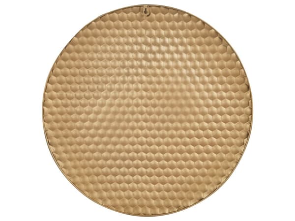 Vægdekoration guld jern væg ornament metallisk tilbehør glamour stil