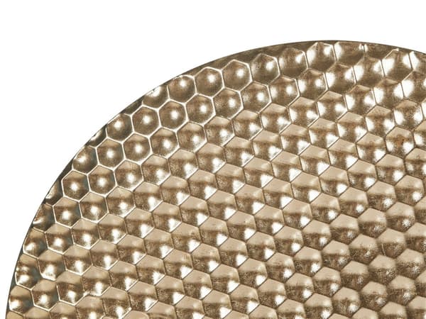 Vægdekoration guld jern væg ornament metallisk tilbehør glamour stil