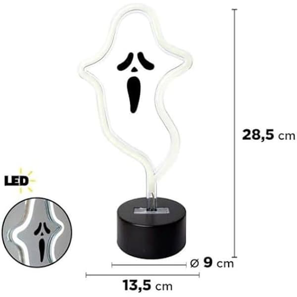 Halloween neonskylt - LOLAHOME - Pumpa - LED - USB - Inredning