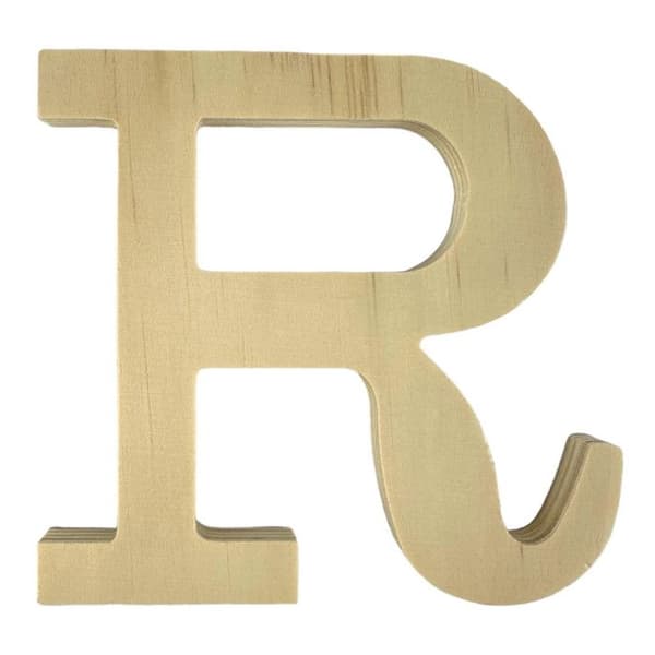 ARTEMIO Bokstav R i Cutout Wood 11,5 cm