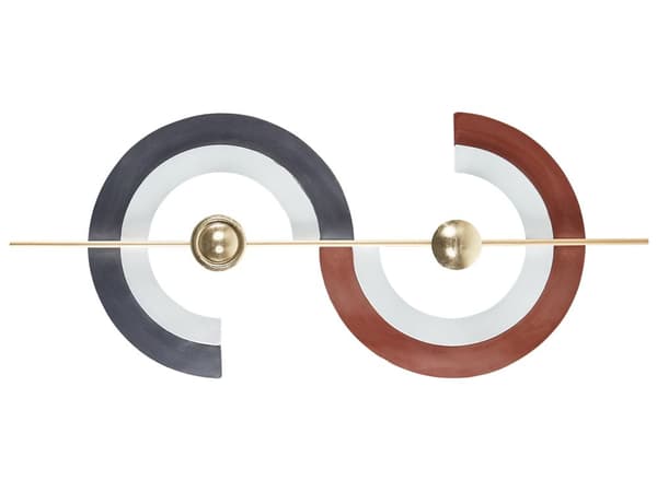 Vægdekoration Flerfarvet jern 42 x 99 cm Metallic Moderne stil Interiør Vægkunst