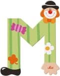 Miniatyrbild 4 av 4: Trudi Sevi - 181749 - Clown Letter M