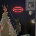 Miniatyrbild 2 av 2: Forever Light Neon LED-väggdekor för sovrum, klubb, inredning, neonljus, 3 AA-batterier, USB, ljusskylt,
