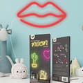 Miniatyrbild 1 av 2: Forever Light Neon LED-väggdekor för sovrum, klubb, inredning, neonljus, 3 AA-batterier, USB, ljusskylt,