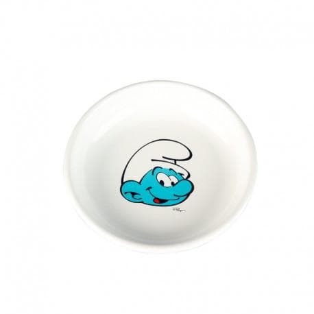 Emaljtallrik Smurf 18 cm i diameter från Muurla