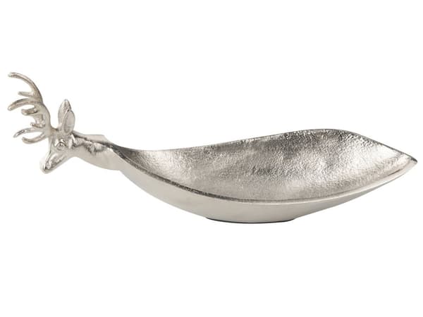 Prydnadsfat Silver Metall Smycken Ringhållare Bricka Högtidlig Motiv Dekoration