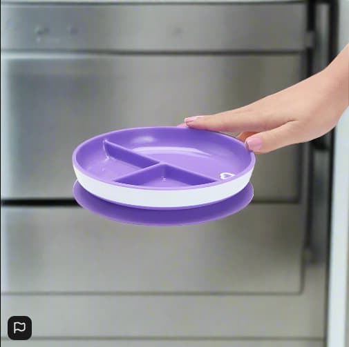 Munchkin Stay Put Suction Plate Purple