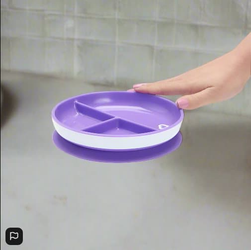 Munchkin Stay Put Suction Plate Purple