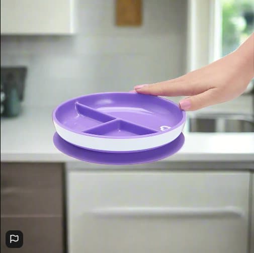 Munchkin Stay Put Suction Plate Purple