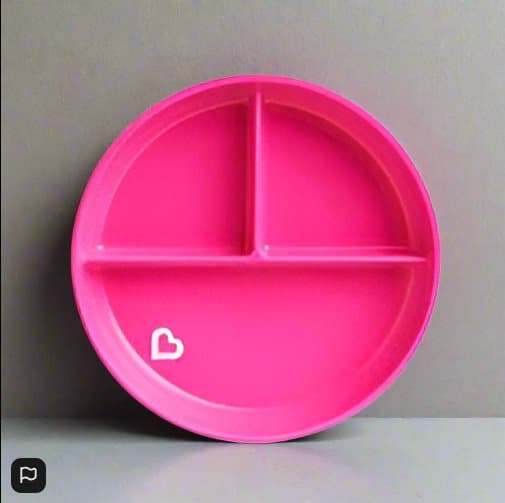 Munchkin Stay Put Suction Plate Pink