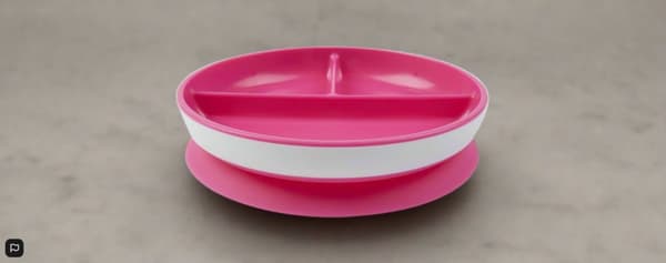 Munchkin Stay Put Suction Plate Pink